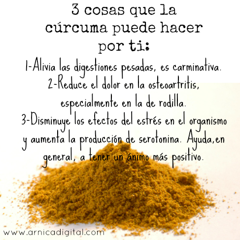 3 usos de la cúrcuma