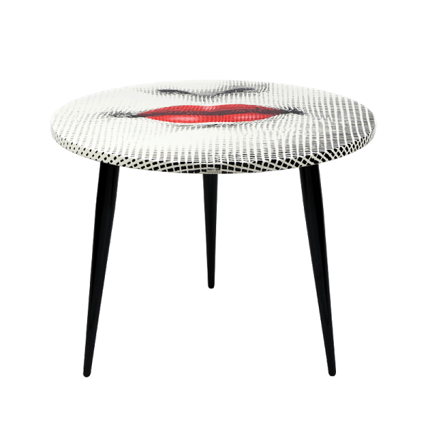 mesa labios rojos fornasetti