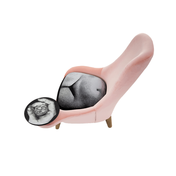 sillón cuerpo desnudo fornasetti