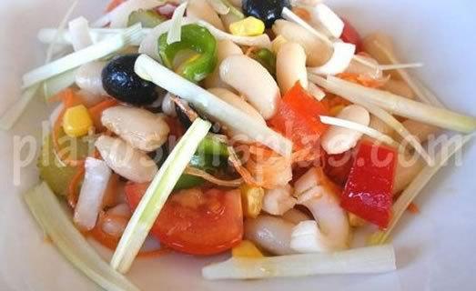 Ensalada de alubias blancas