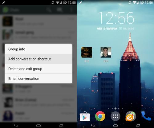 Add Conversation Shortcuts