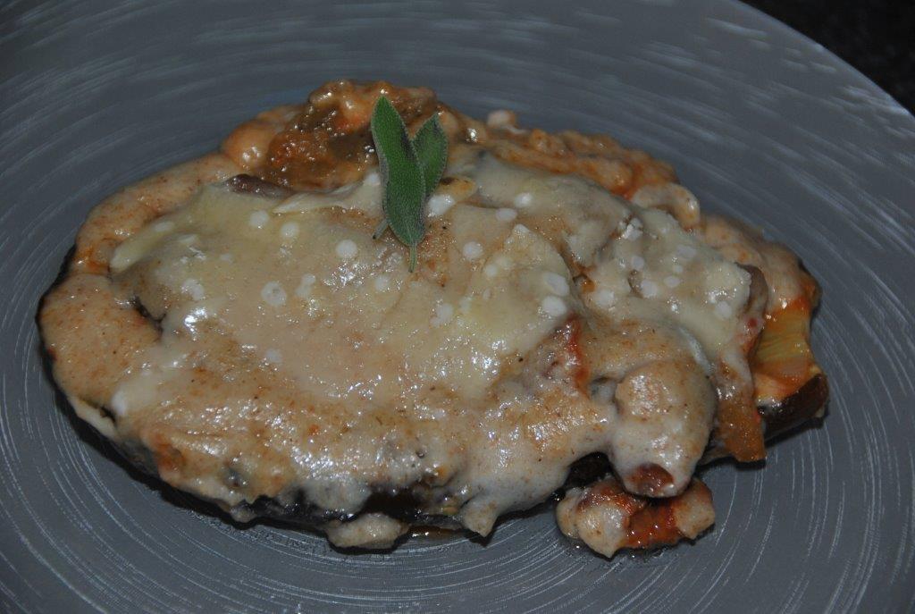 Berenjenas rellenas Wagyu