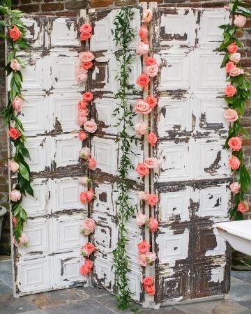 fondos para photocall de bodas originales puertas vintage