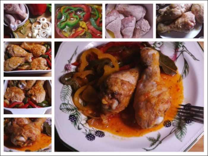 Pollo-asado-con-salsa-de-pimientos-paso-a-paso