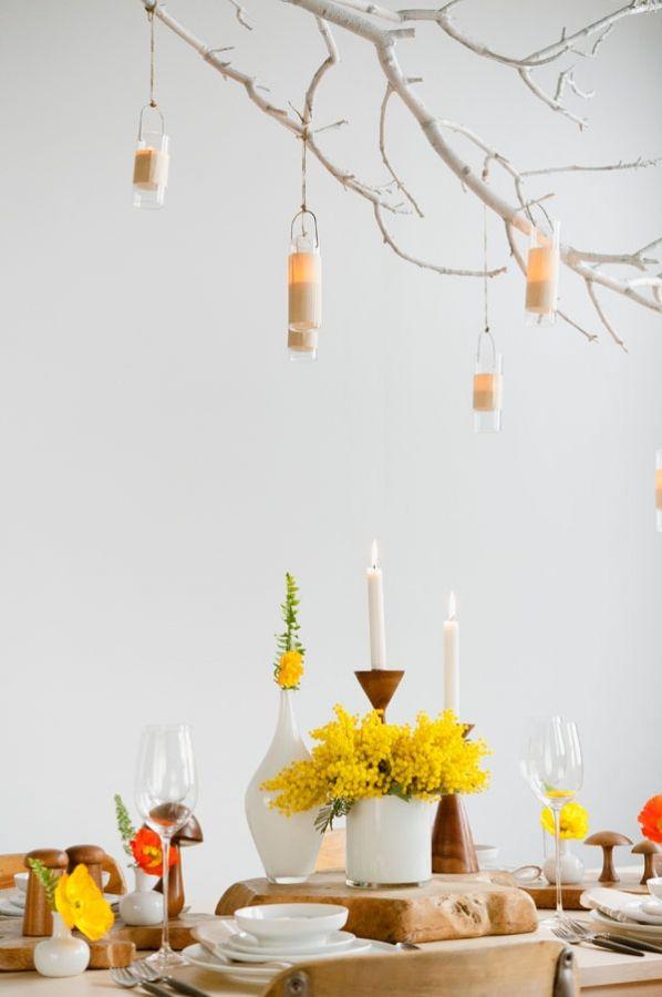 Mesa Primaveral Mimosas