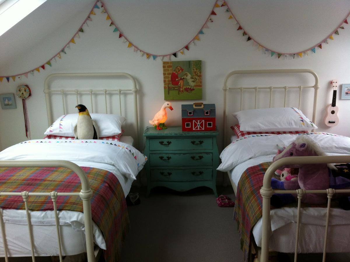 Dormitorio juvenil estilo vintage 