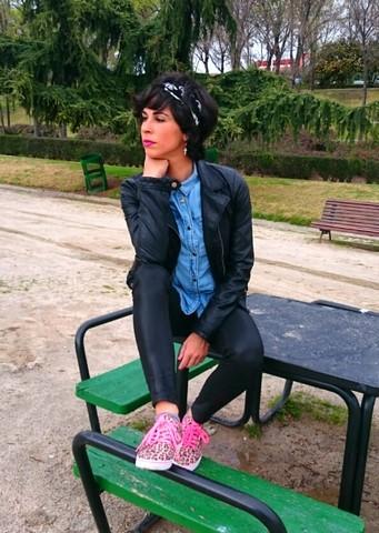 Black, denim and leopard8