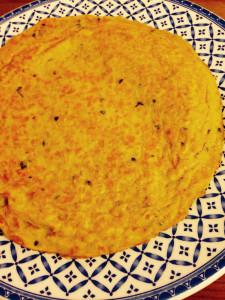 Tortilla de zanahoria
