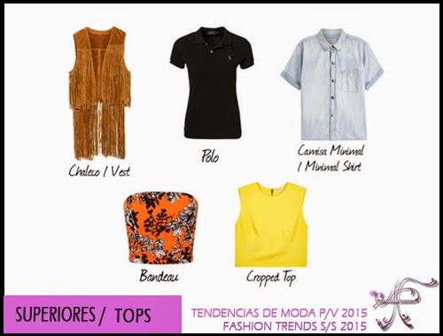 Prendas Superiores Primavera Verano 2015