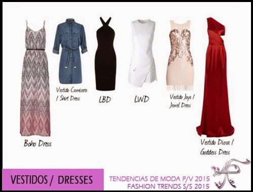 Vestidos Primavera Verano 2015
