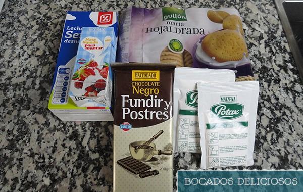 ingredientes tarta de galletas