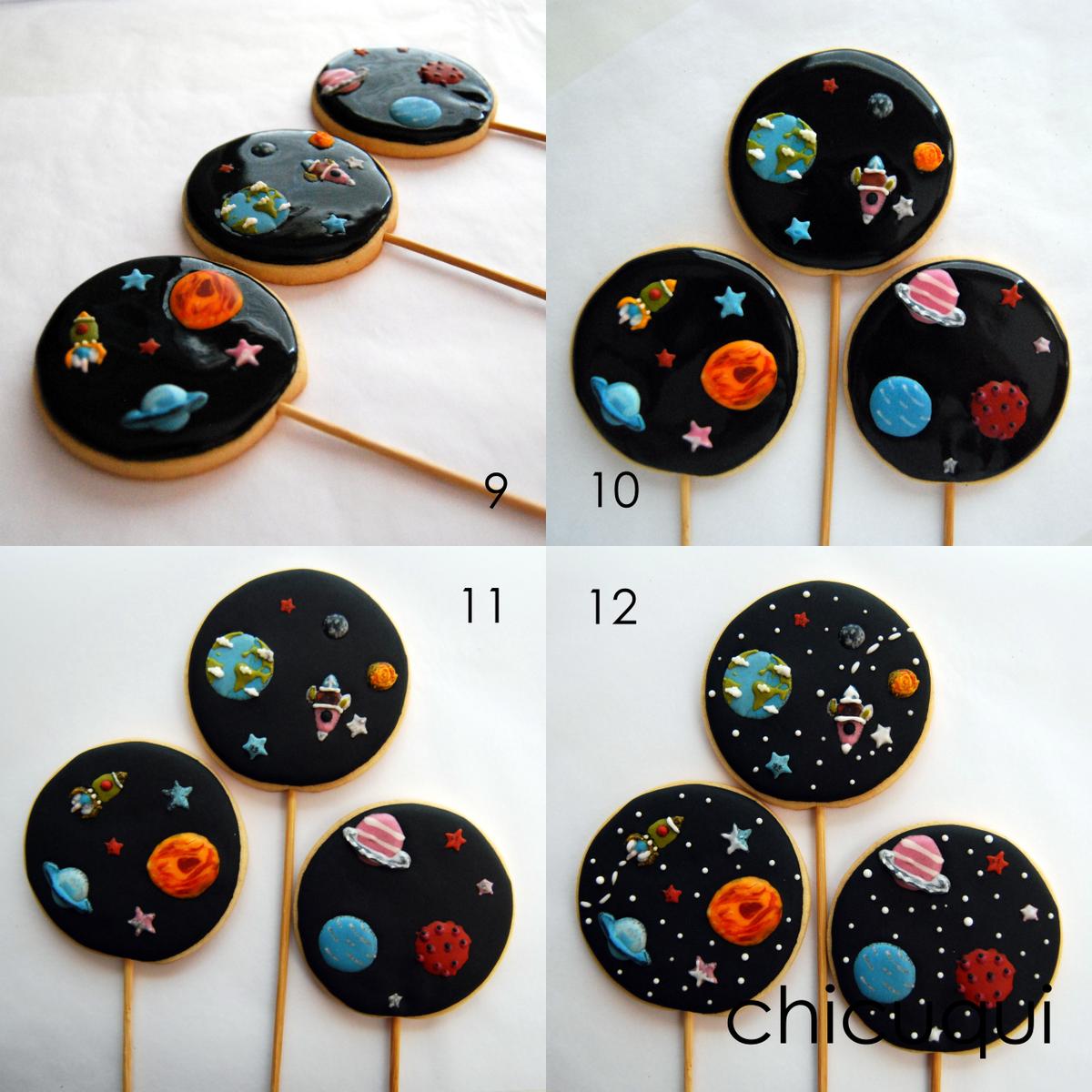 el espacio en galletas decoradas chicuqui.com