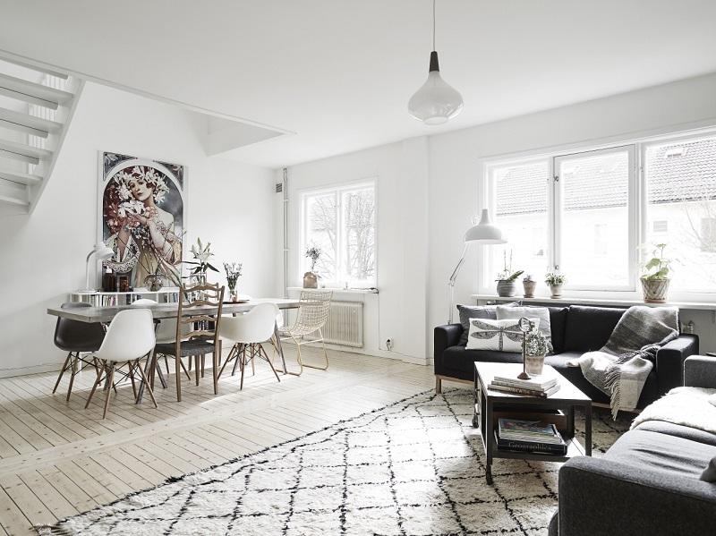 salón estilo nórdico