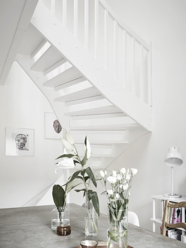 escaleras de estilo nórdico