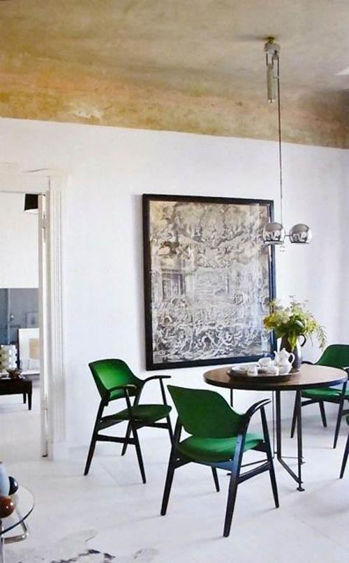 Ideas para decorar con el color verde