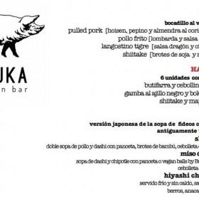 Carta Bao Buns, Hane Gyoza y Ramen