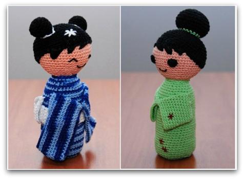 amigurumi kokeshi arangurumi