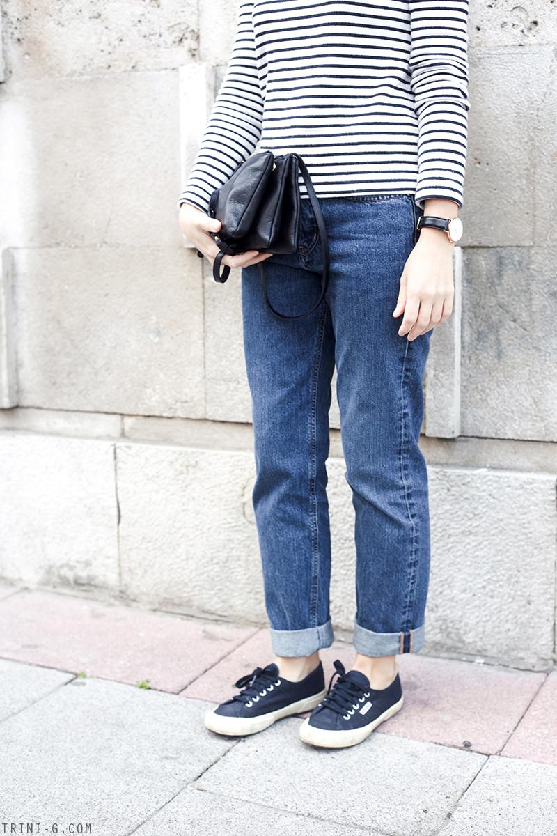 Trini | Mih Jeans Céline trio Superga sneakers