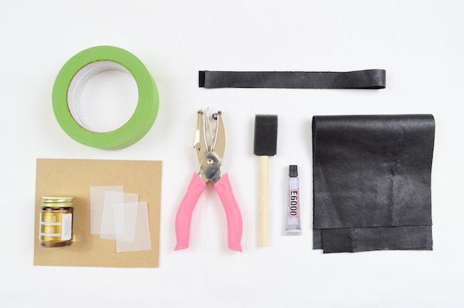 funda pinceles materiales