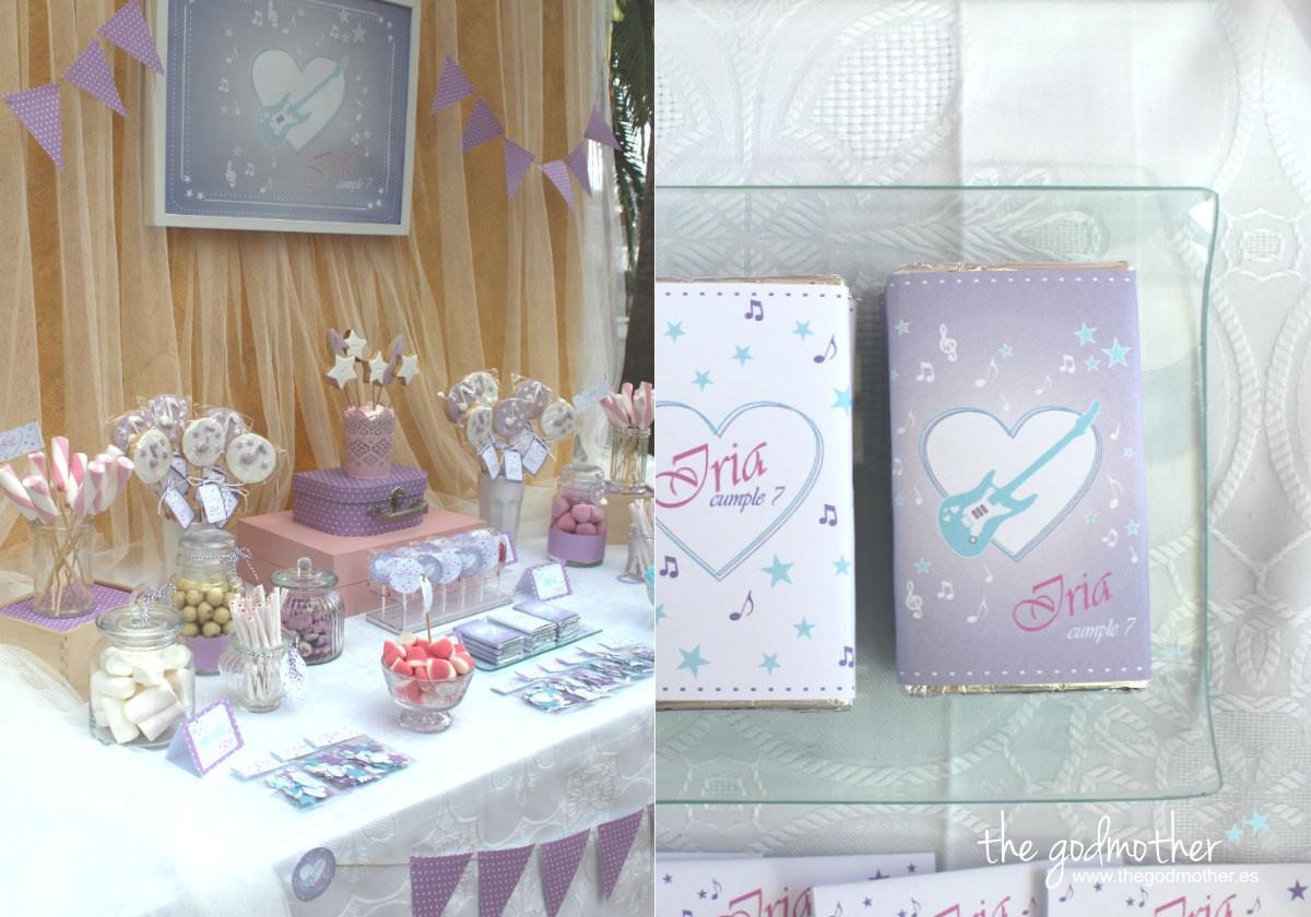 MESA DULCE VIOLETTA - CUMPLEAÑOS TEMÁTICO VIOLETTA - MESA DULCE EN VIOLETA Y BLANCO - MESA DULCE TEMATICA MUSICA- CUMPLEAÑOS VIOLETTA 7