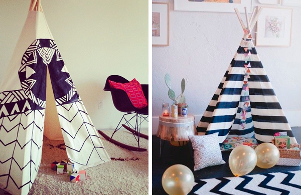 teepee-tipi decoración infantil
