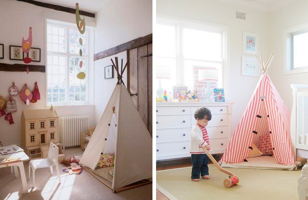 teepee-tipi decoración infantil
