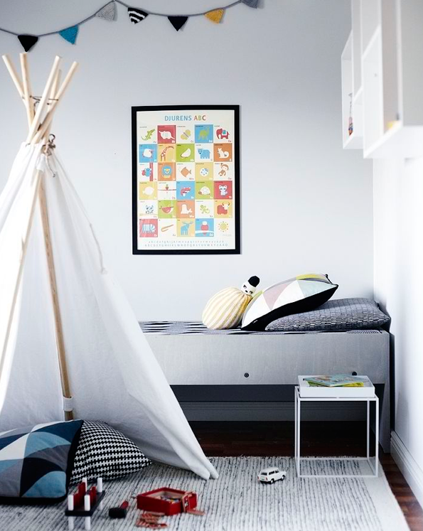 teepee-tipi decoración infantil