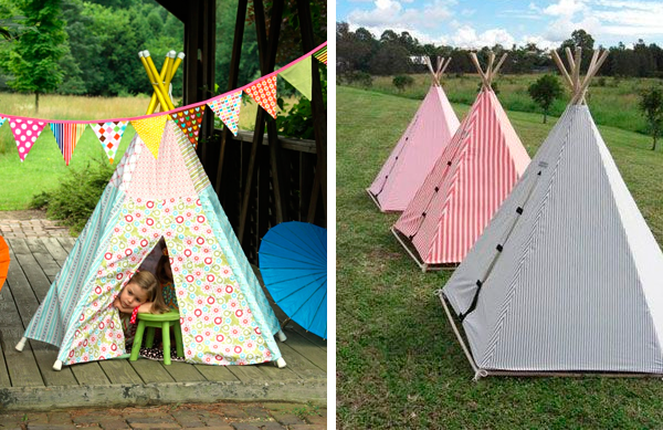 teepee-tipi decoración infantil