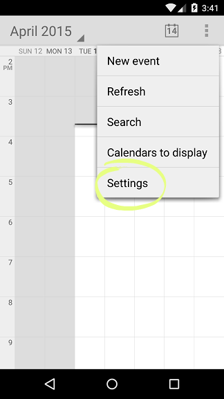 Ajustes De Una Aplicación Android En La Action Bar