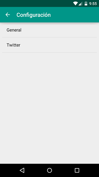 Subscreens En Los Ajustes De Una Aplicación Android