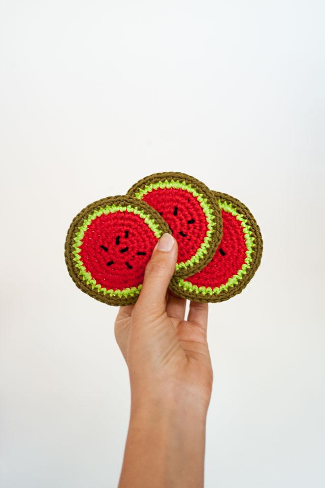 crochet coasters by 