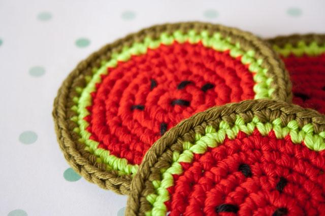 crochet coasters by 