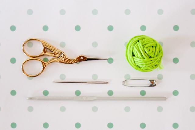 materiales posavasos ganchillo