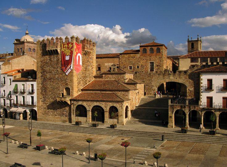 plaza mayor de caceres