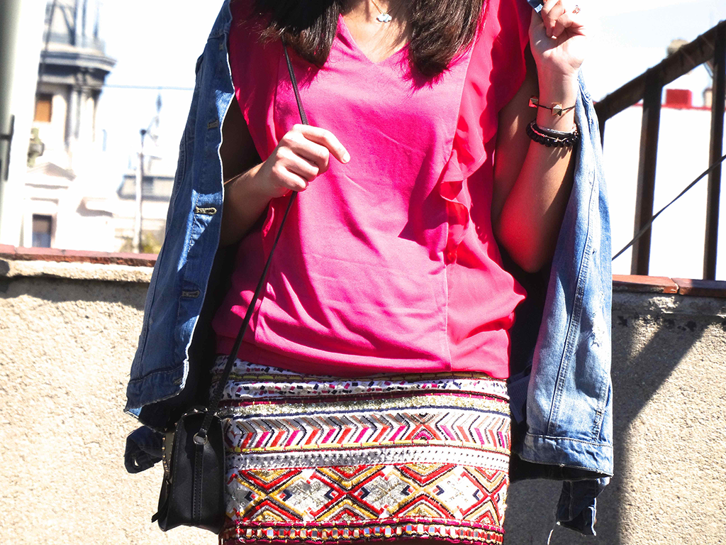 look mango minifalda blog de moda look