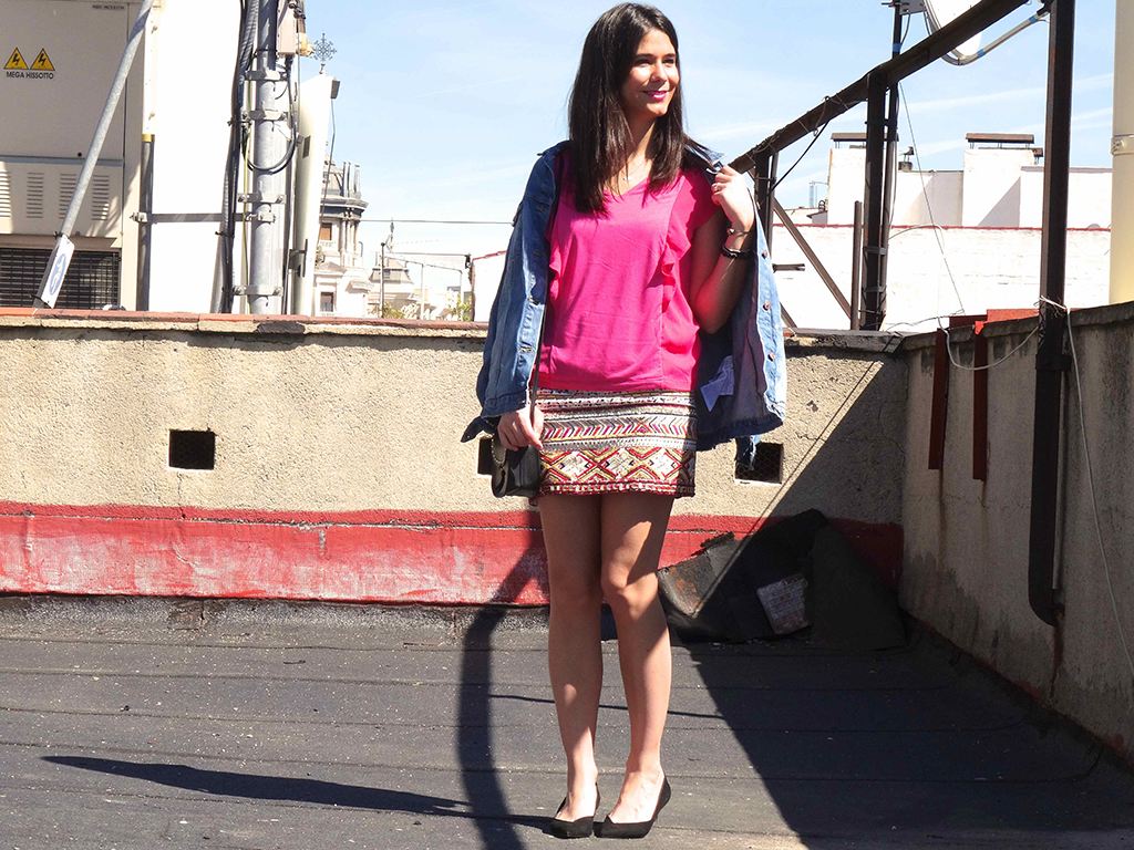 cazadora vaquera oversize look blog de moda