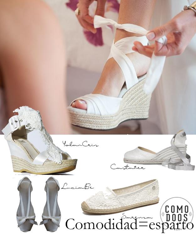 Cuñas Esparto para novias