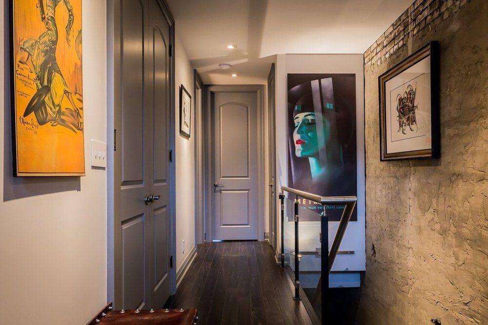 Loft gotico industrial en Toronto pared de piedra
