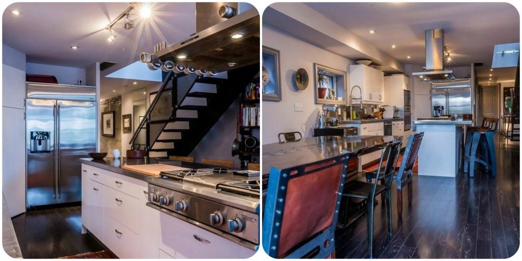 Loft gotico industrial en Toronto cocina 3