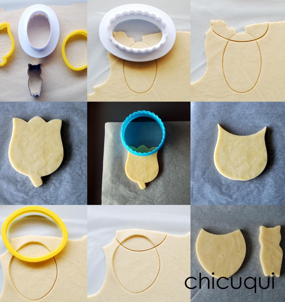 Búhos bebé galletas decoradas chicuqui.com