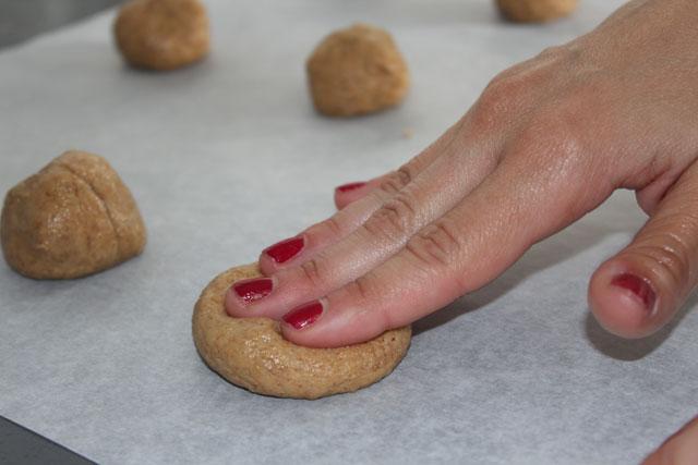 tamaño de la galleta final