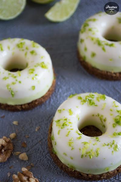 postre de queso y lima