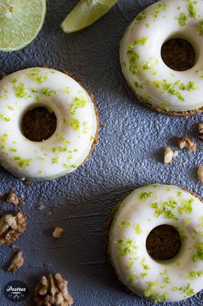 postre de queso y lima