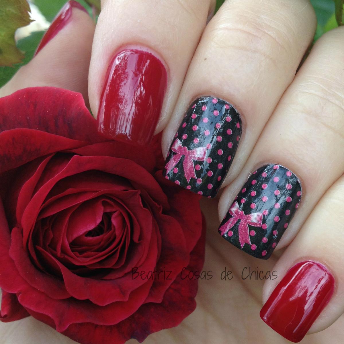 Flormar Red Velvet 385 y Water Decals.1