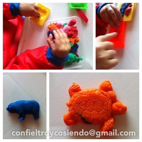 Rosa plastilina dia de la madre