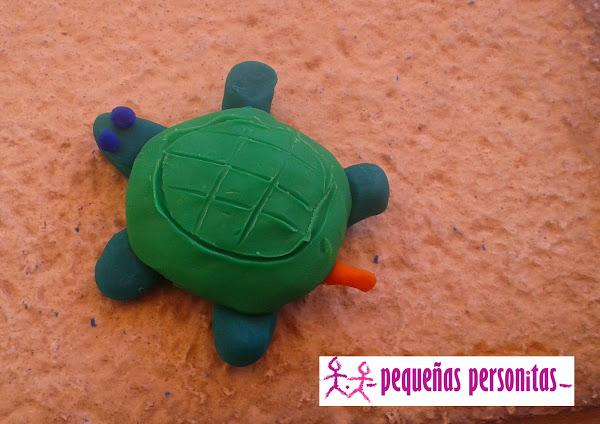 Tortuga de plastilina