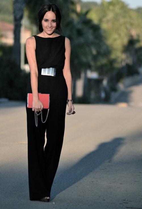 vestido negro para bodas