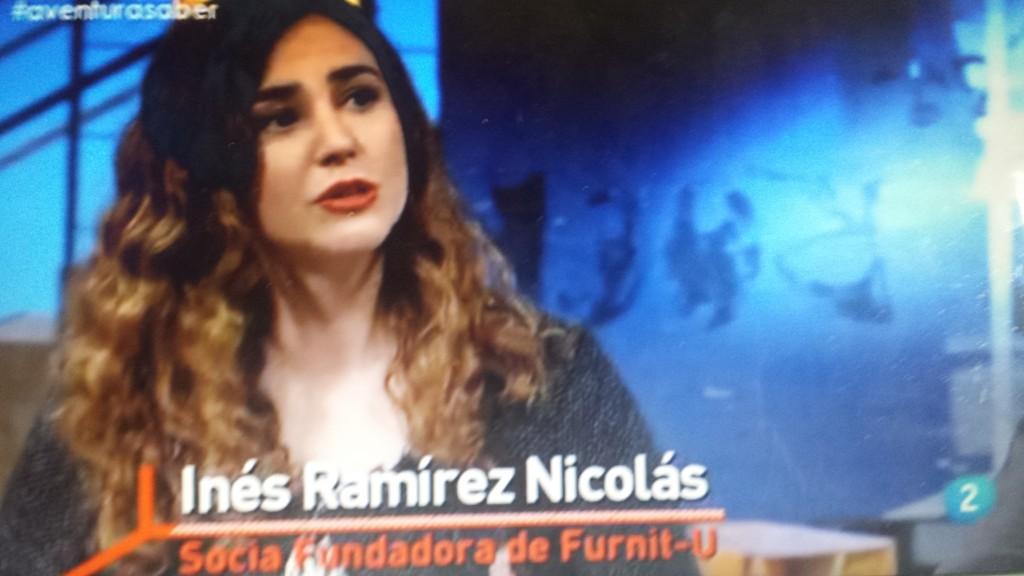 Furnit-U sale en la tele - Inés Ramírez