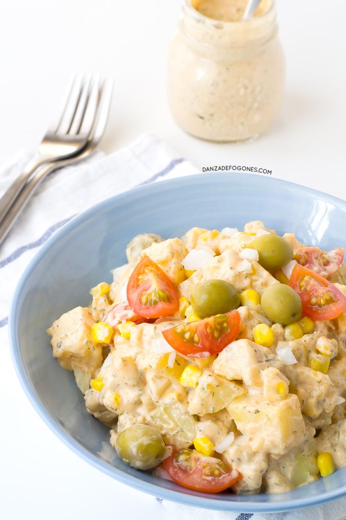 Ensalada de Patatas con Salsa Ranchera 