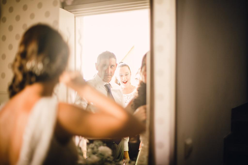 Cuando ves la cara de las amigas sorprendidas, te das cuenta que iba guapísima.